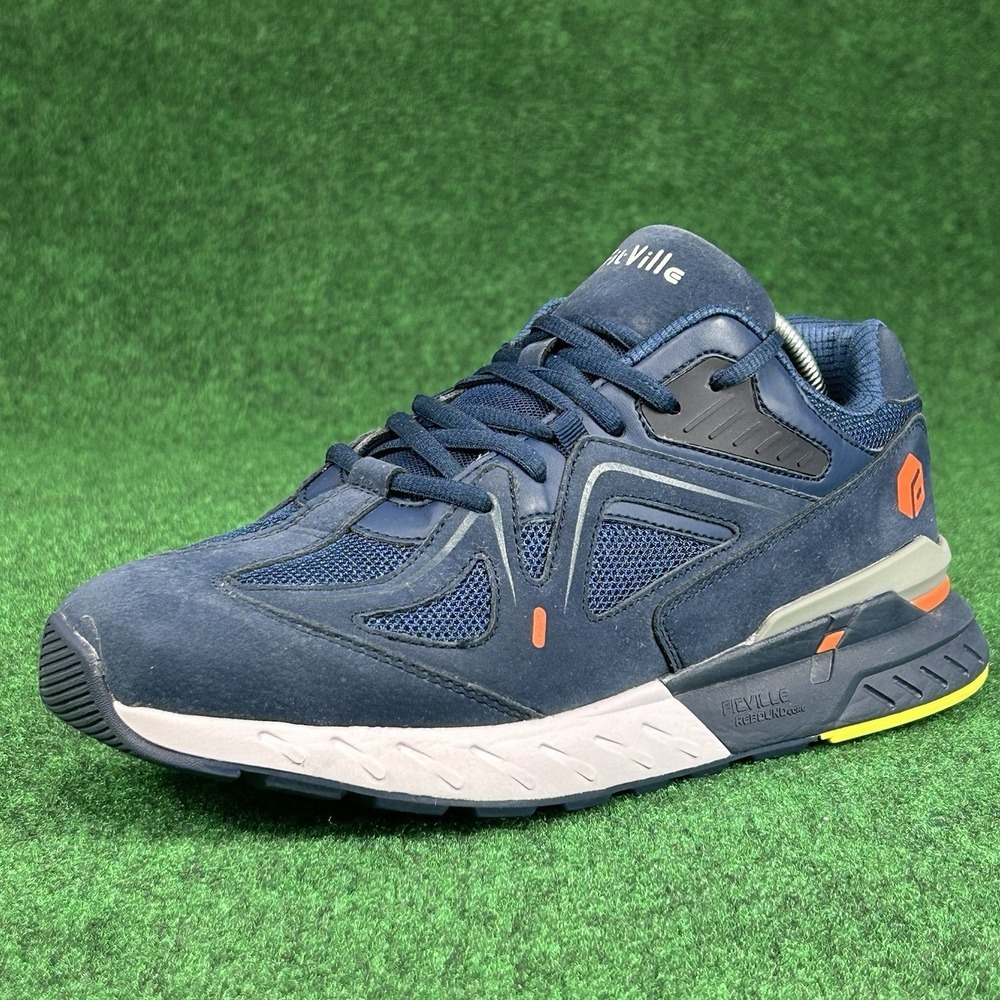 FitVille Marca Rebound‎ STRIDE Core Shoes Majolica Blue Mens 10.5 EW Athleisure